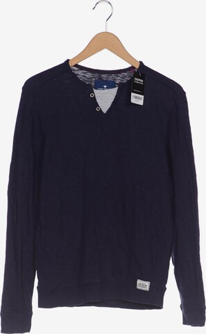 TOM TAILOR Shirt in S in Blue: front