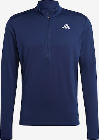 ADIDAS PERFORMANCE Functioneel shirt 'Own the Run' in Blauw: voorkant