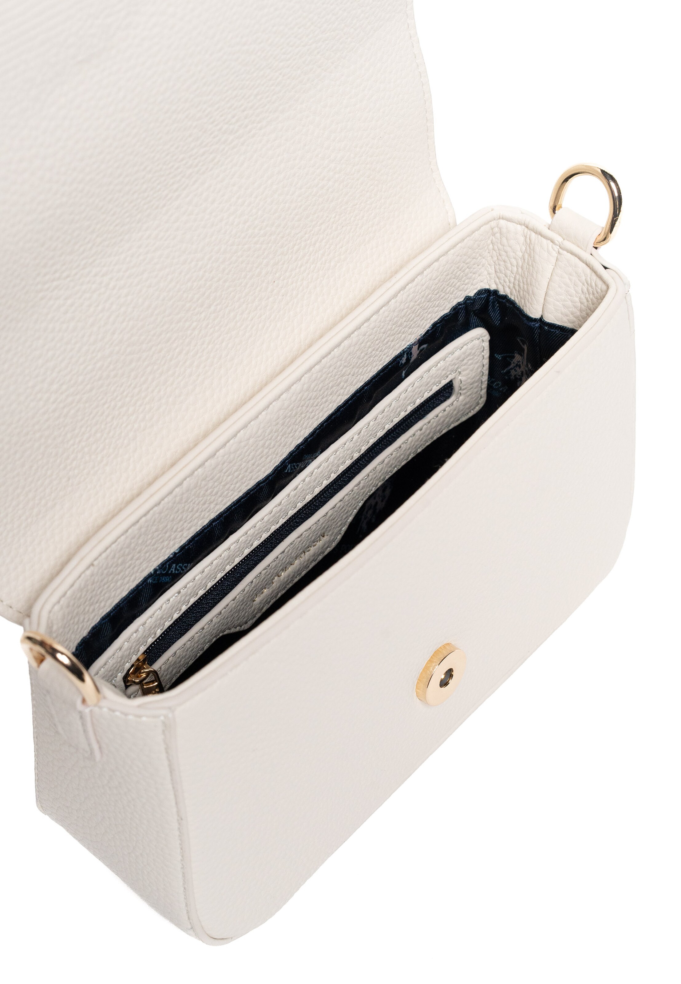Borsa a spalla di U.S. POLO ASSN. in bianco