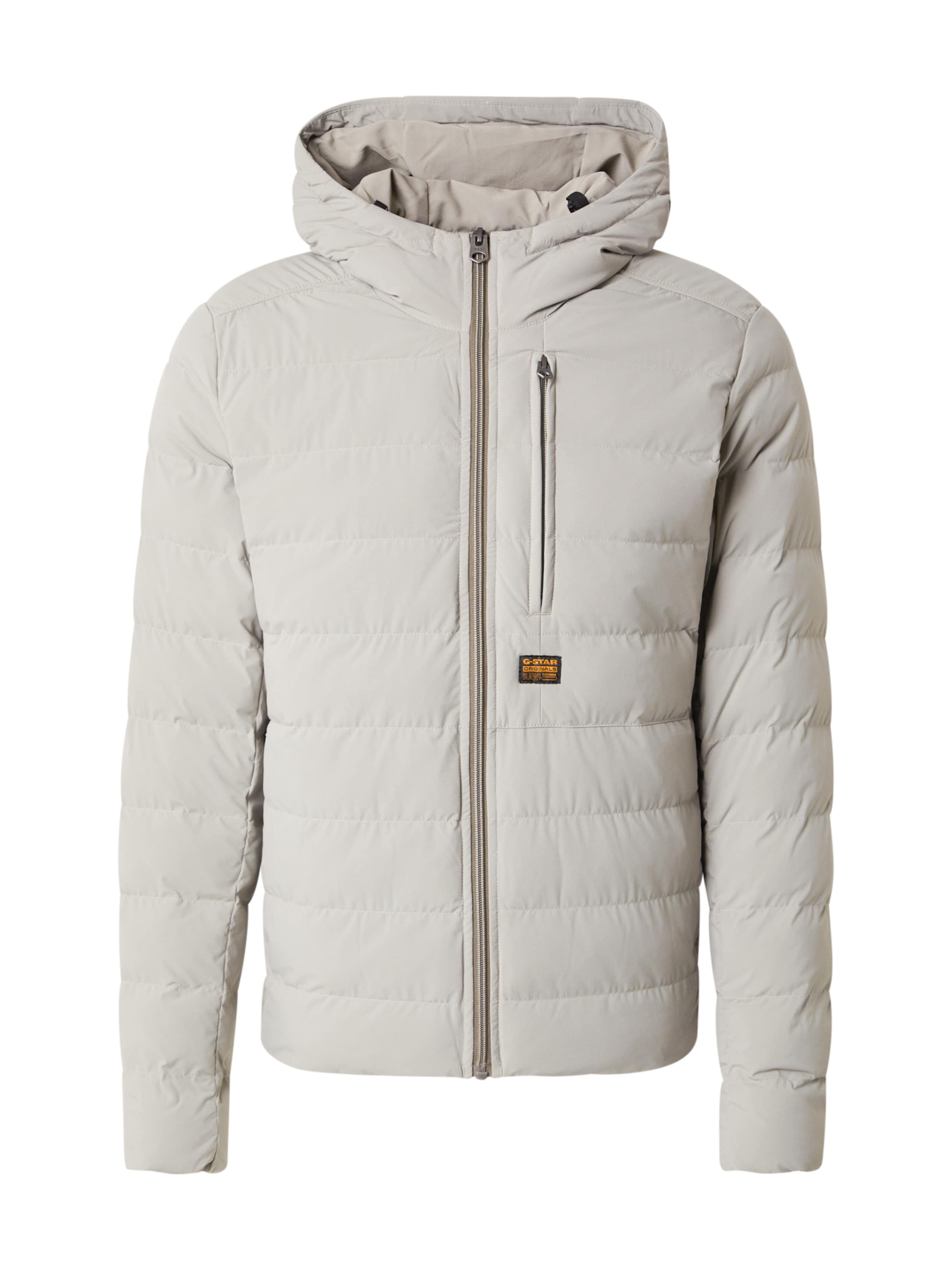 G-STAR Prechodná bunda - Sivá: predná strana