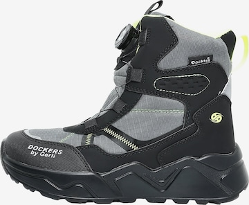 Dockers by Gerli Snowboots in Schwarz: Vorderseite