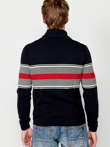 Pull-over KOROSHI en bleu