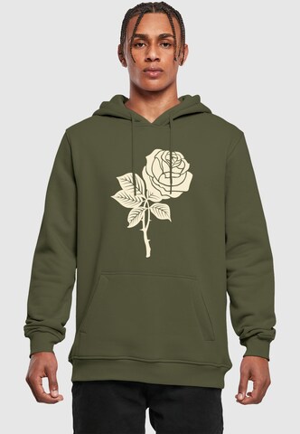 Mister Tee Sweatshirt 'Wasted Youth' i grøn: forside