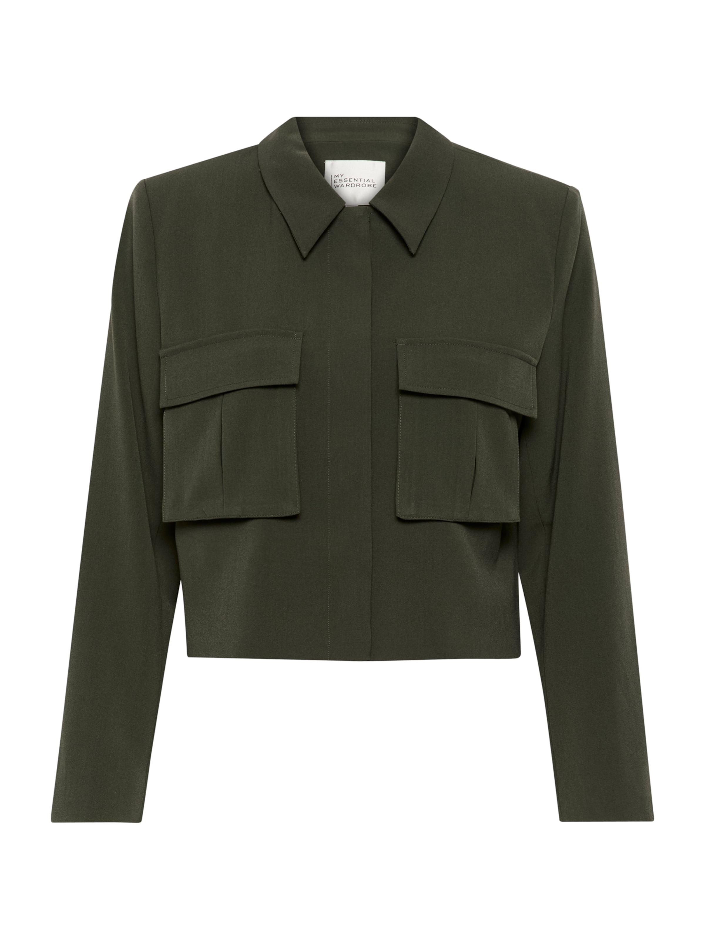 Veste mi-saison 'Hace' My Essential Wardrobe en vert : devant