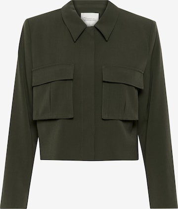 My Essential Wardrobe Välikausitakki 'Hace' värissä vihreä: etupuoli