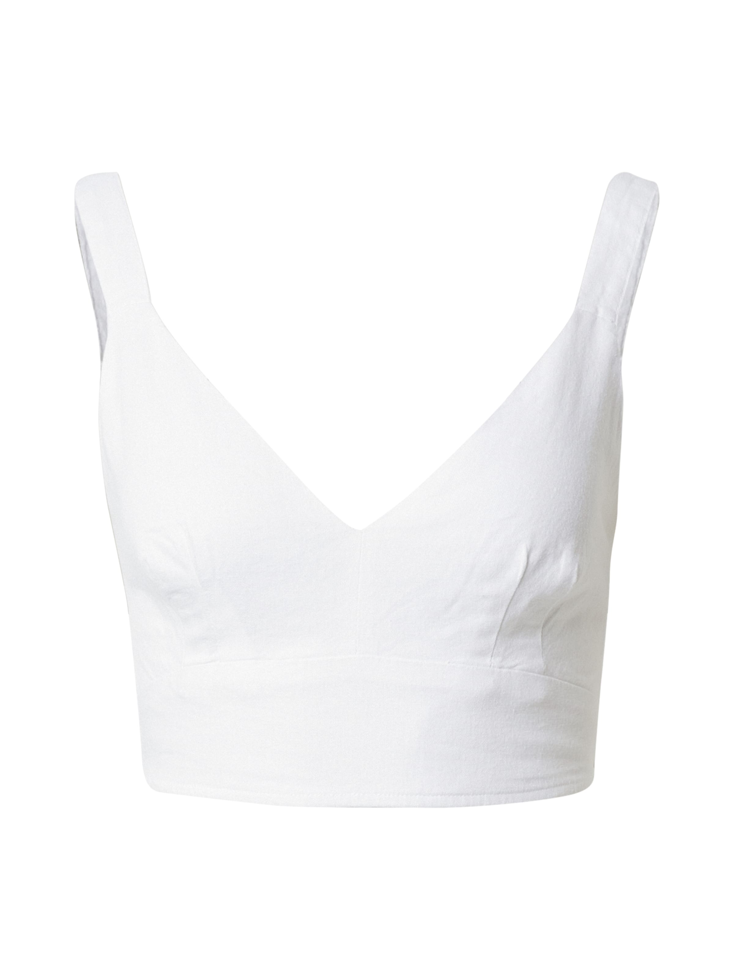 Top di Abercrombie & Fitch in bianco: frontale