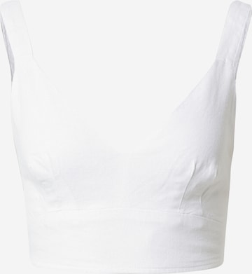 Abercrombie & Fitch - Top em branco: frente