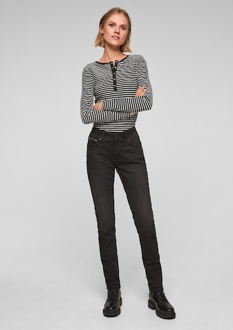 Coupe slim Pantalon QS en gris