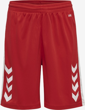 Hummel Workout Pants in Red: front