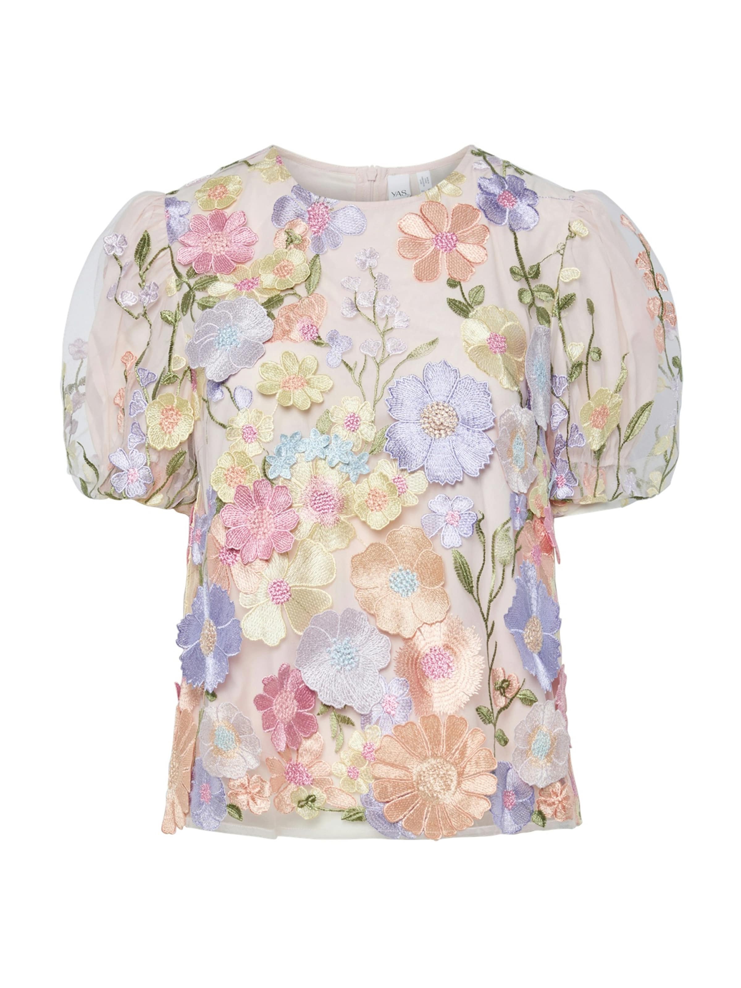 YAS Блуза 'YASFLOWERING' в лилав: отпред
