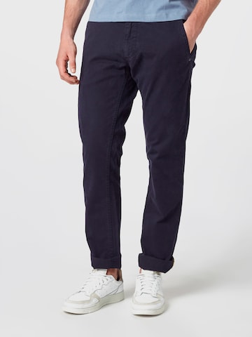 CAMEL ACTIVE Regular Chino Pants in Blue: front