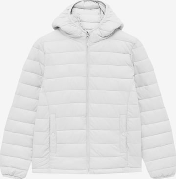 Veste mi-saison Pull&Bear en blanc : devant