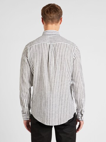 Casual Friday - Regular Fit Camisa 'Anton' em cinzento