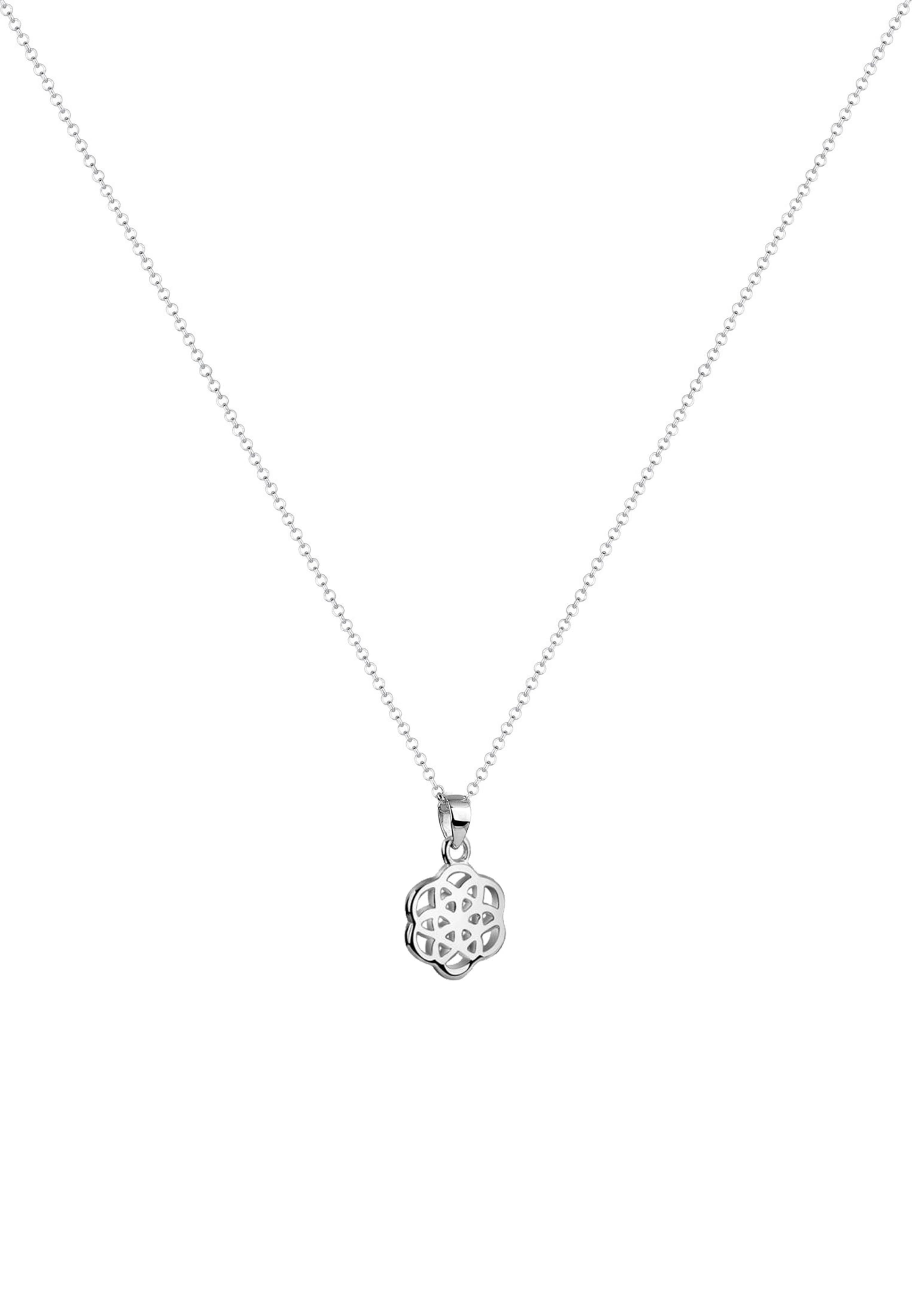 Nenalina Necklace 'Lebensblume' in Silver