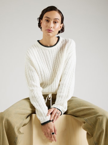 Pull-over 'Elnora' Pepe Jeans en blanc : devant