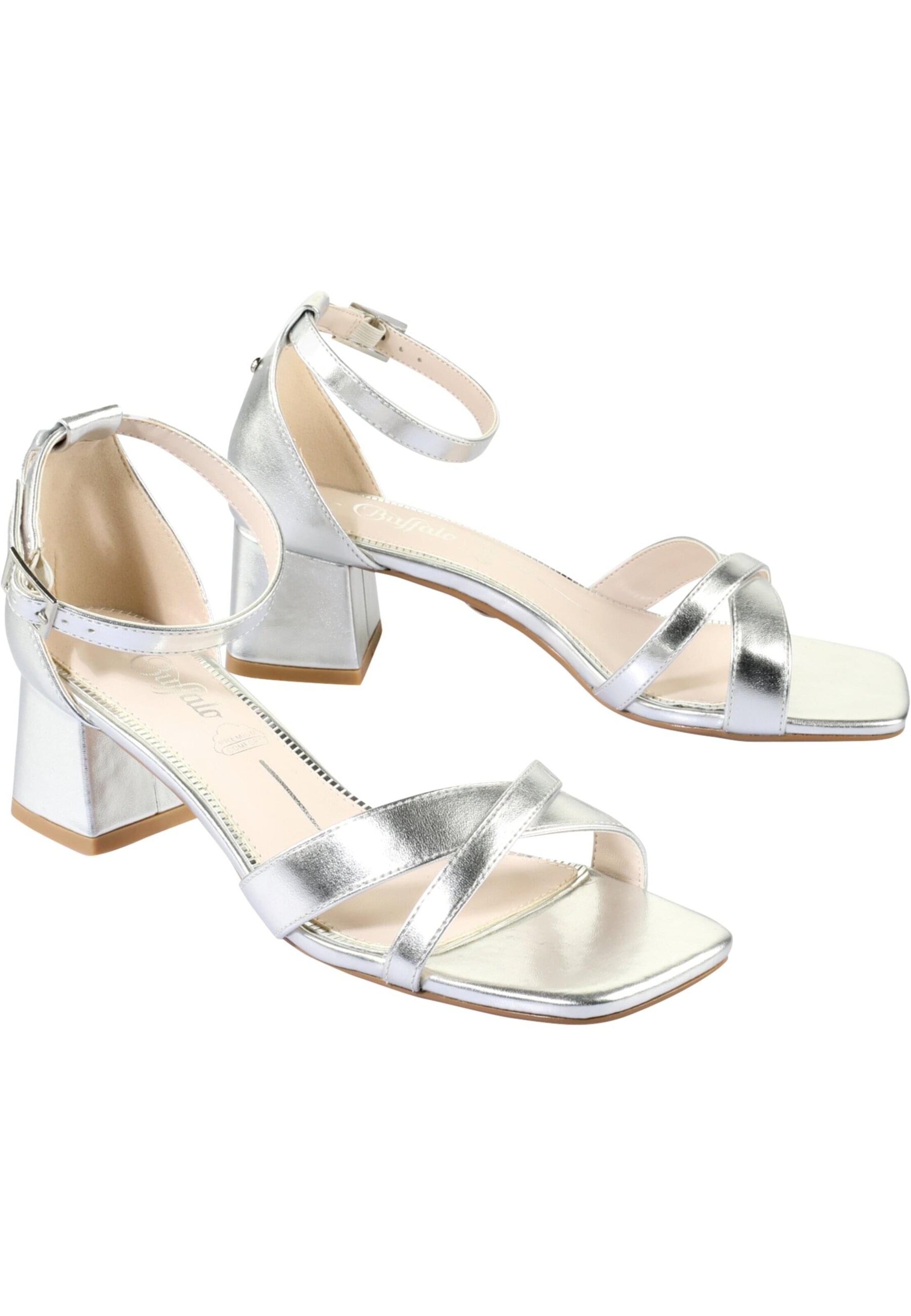 BUFFALO Sandaal 'Carrie', värv Hõbe