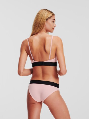 Karl Lagerfeld Bustier BH 'Hotel' in Roze