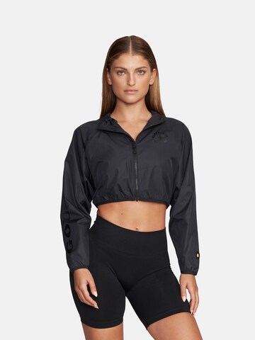 Veste fonctionnelle 'Dana' GOLD´S GYM APPAREL en noir : devant