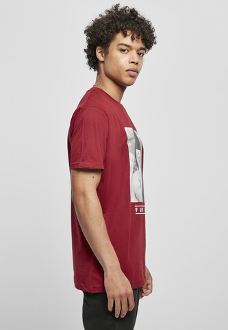 T-Shirt 'F#?K IT' Mister Tee en rouge