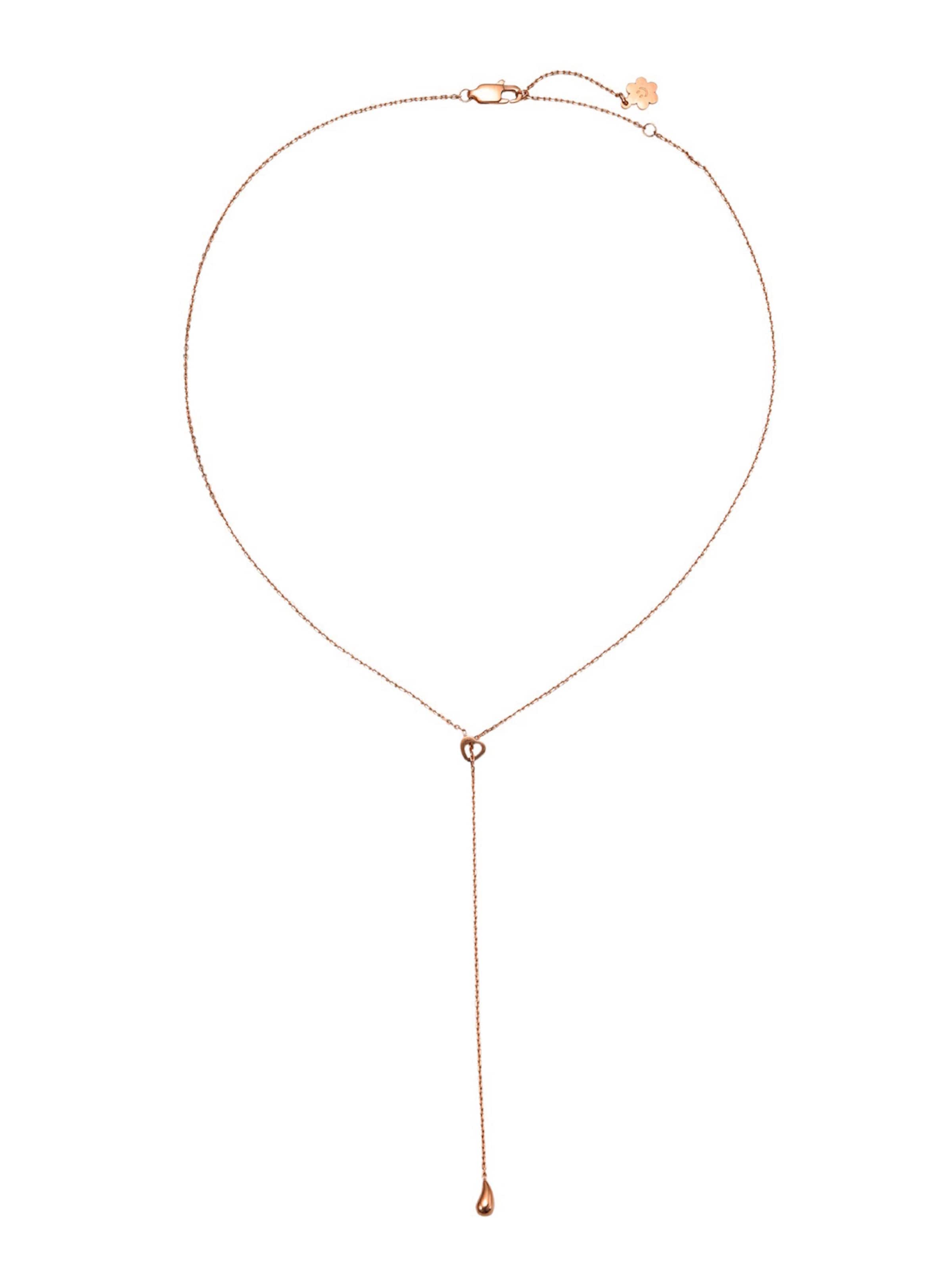 Hey Happiness Kette 'Heart Lariat' in Gold