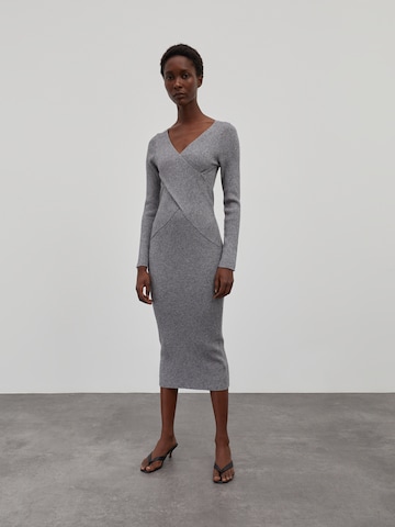 EDITED Knit dress 'Poppy' in Grey