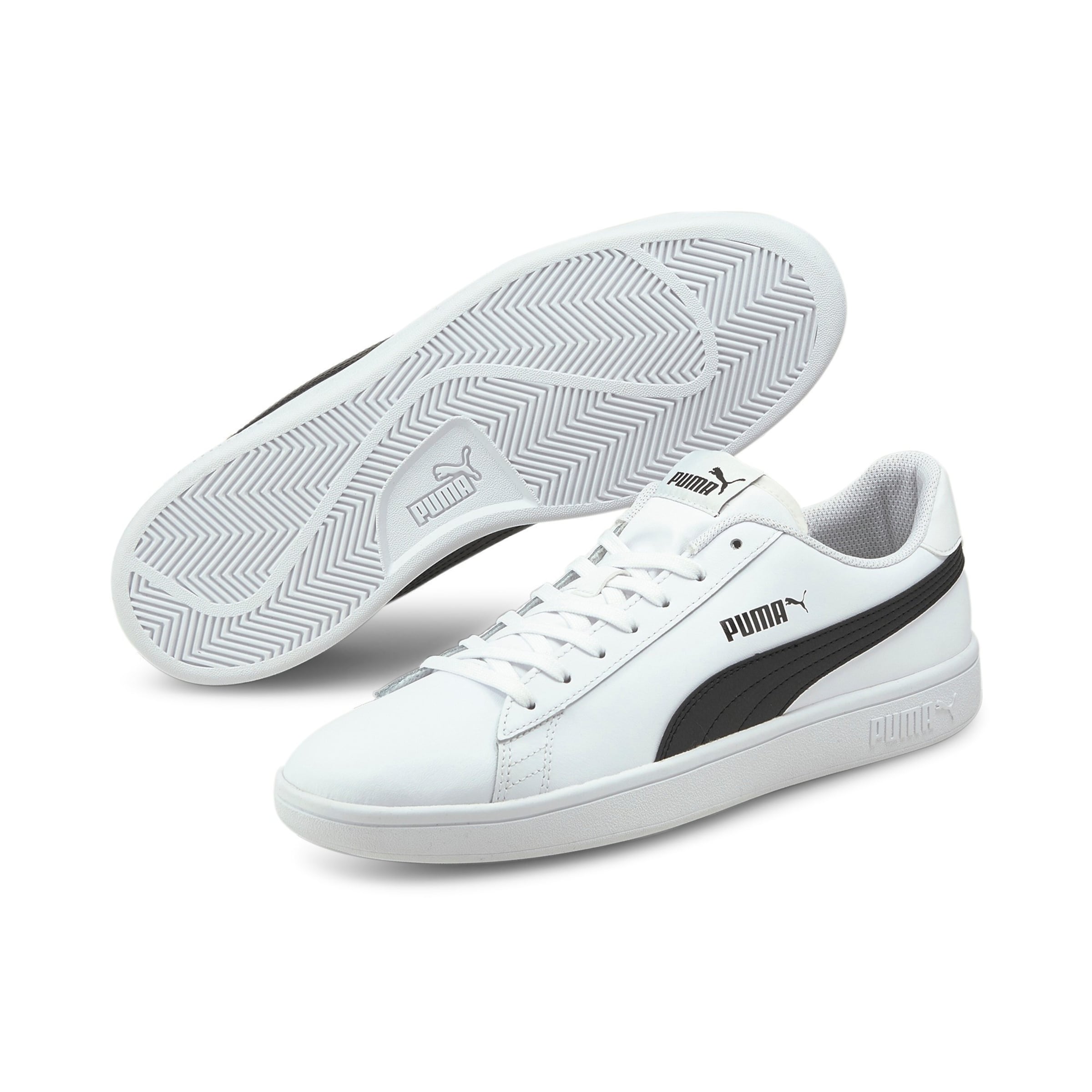 PUMA Čevlji na vezalke 'Smash V2' | bela barva