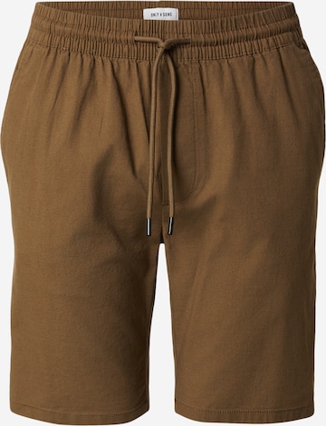 Only & Sons Pants 'ONSCAPRI' in Brown: front