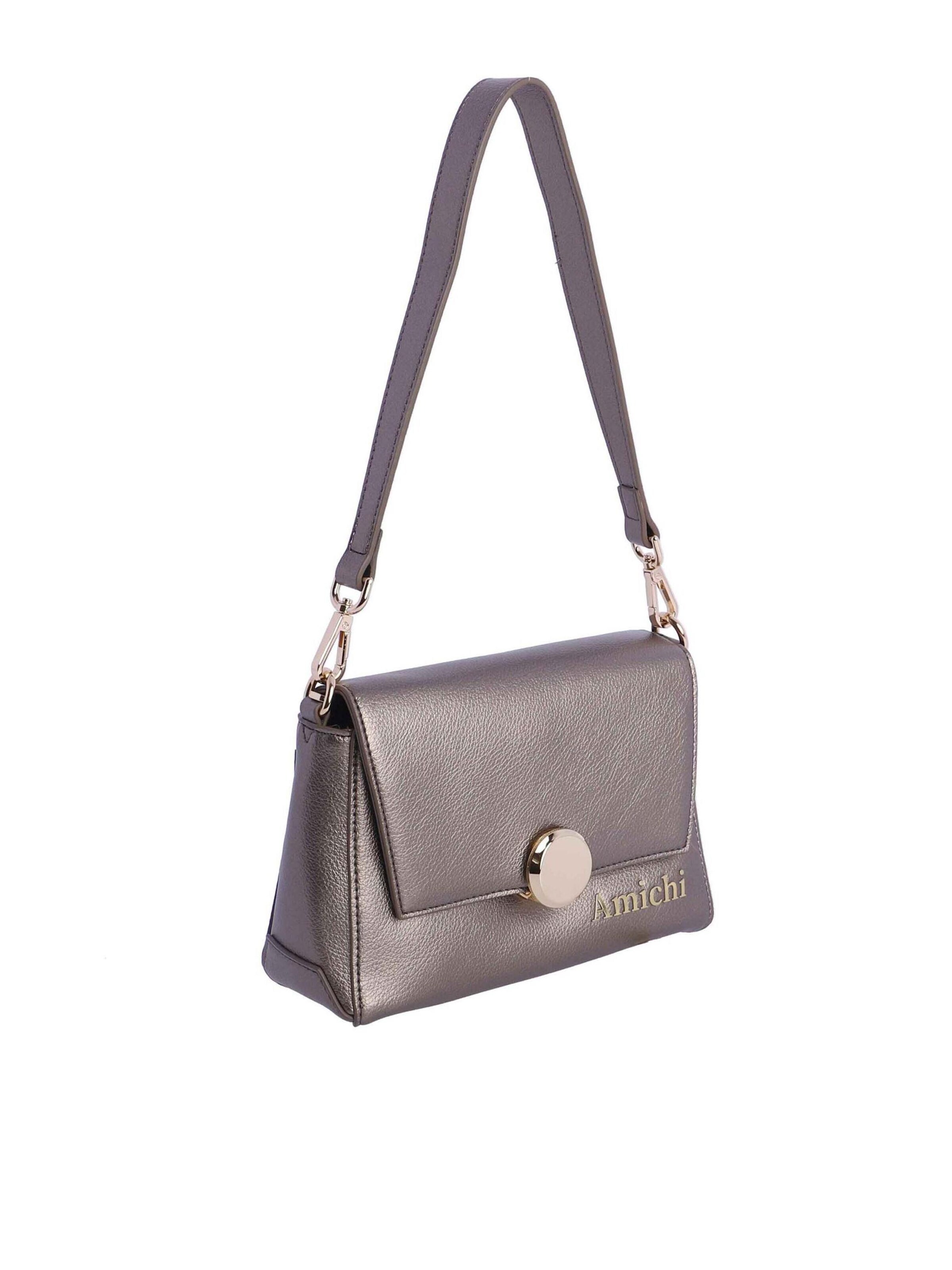 Amichi - Bolso de hombro en plata
