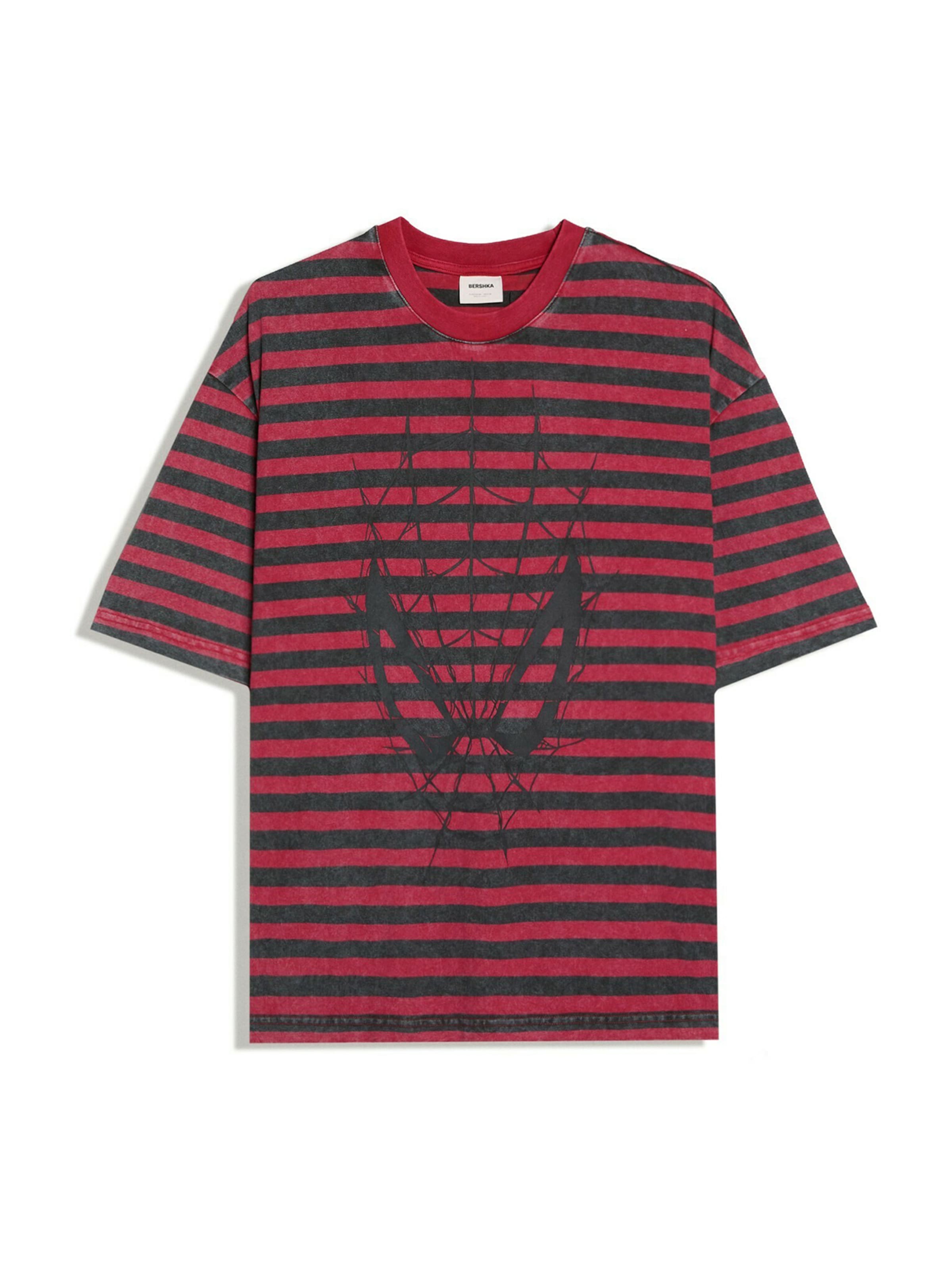 Bershka T-Shirt 'SPIDERMAN' in Rot: Vorderseite