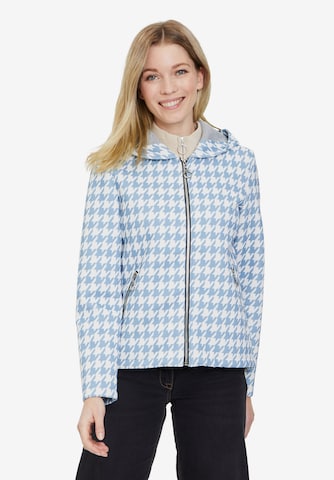 Amber & June Between-season jacket in Blue: front