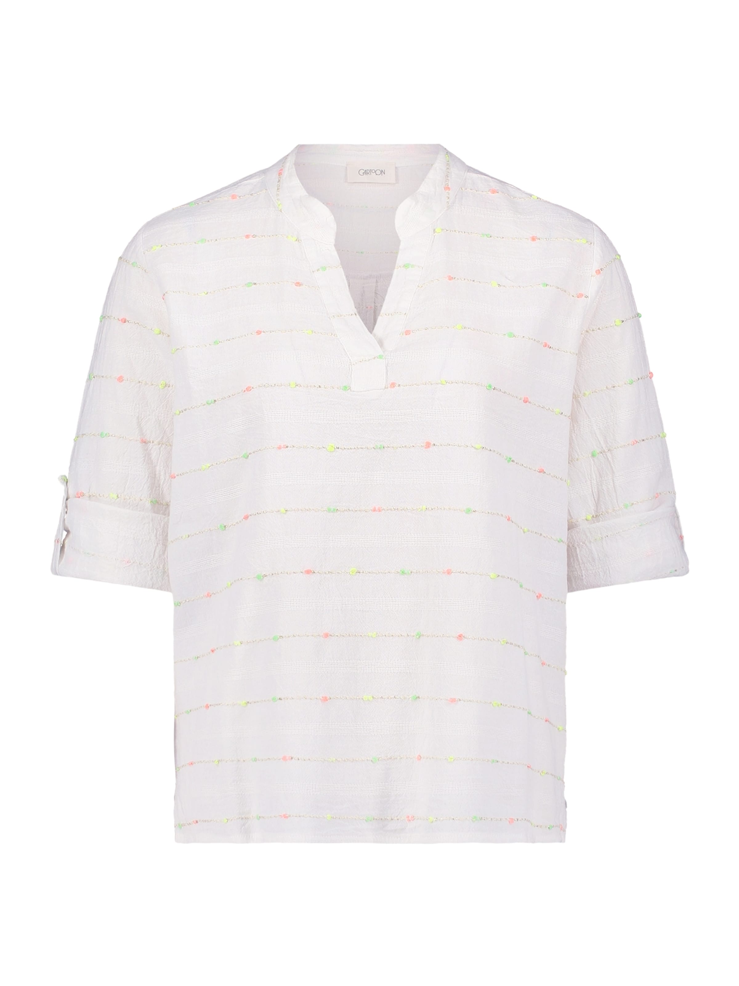 Chemisier Cartoon en blanc : devant