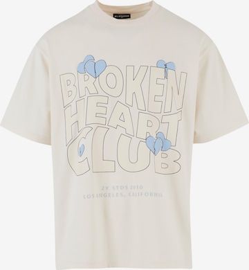 2Y Studios Bluser & t-shirts 'Broken Heart Club' i hvid: forside