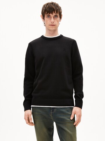 ARMEDANGELS Pullover 'MIKITAA' (GOTS) in Schwarz: Vorderseite