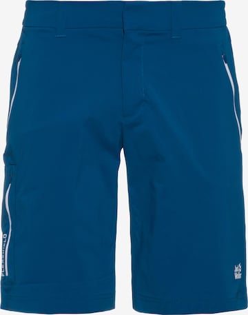 JACK WOLFSKIN Shorts 'Overland' in Blau: front