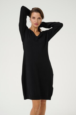 Kaffe Knitted dress 'Mona' in Black: front