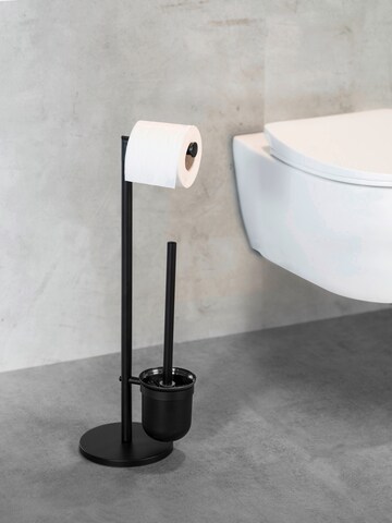 Wenko WC-Garnitur 'Parus' in Schwarz
