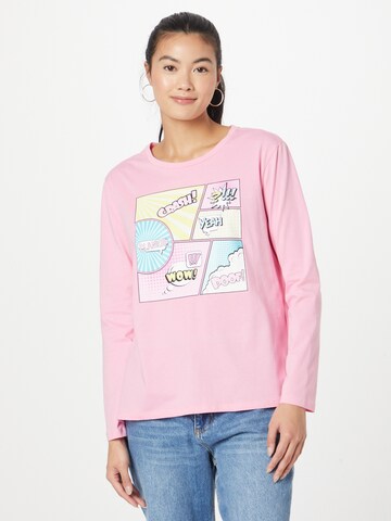 PIECES Shirt 'SUNNY' in Pink: front