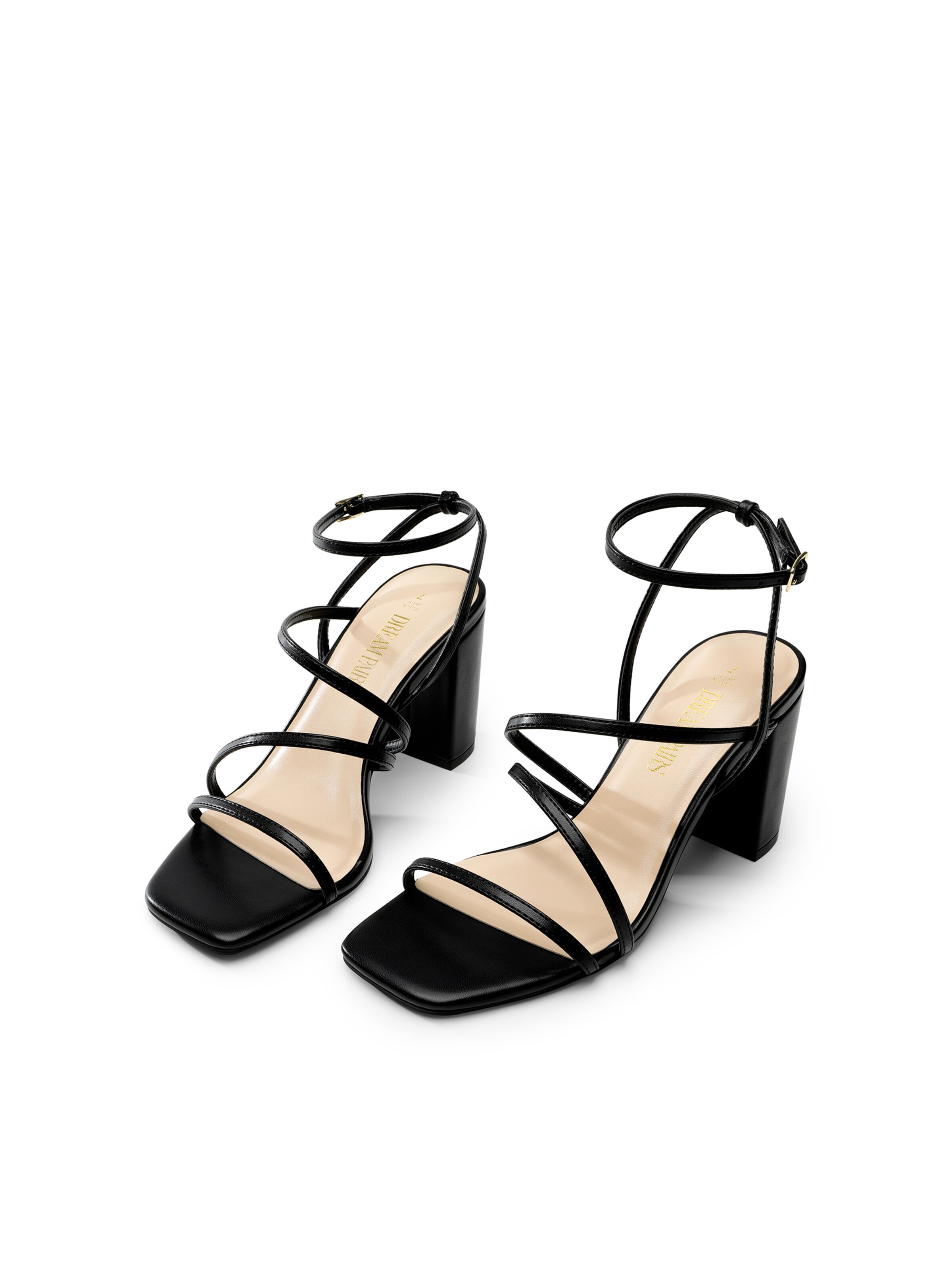 Dream Pairs Strap Sandals in Black