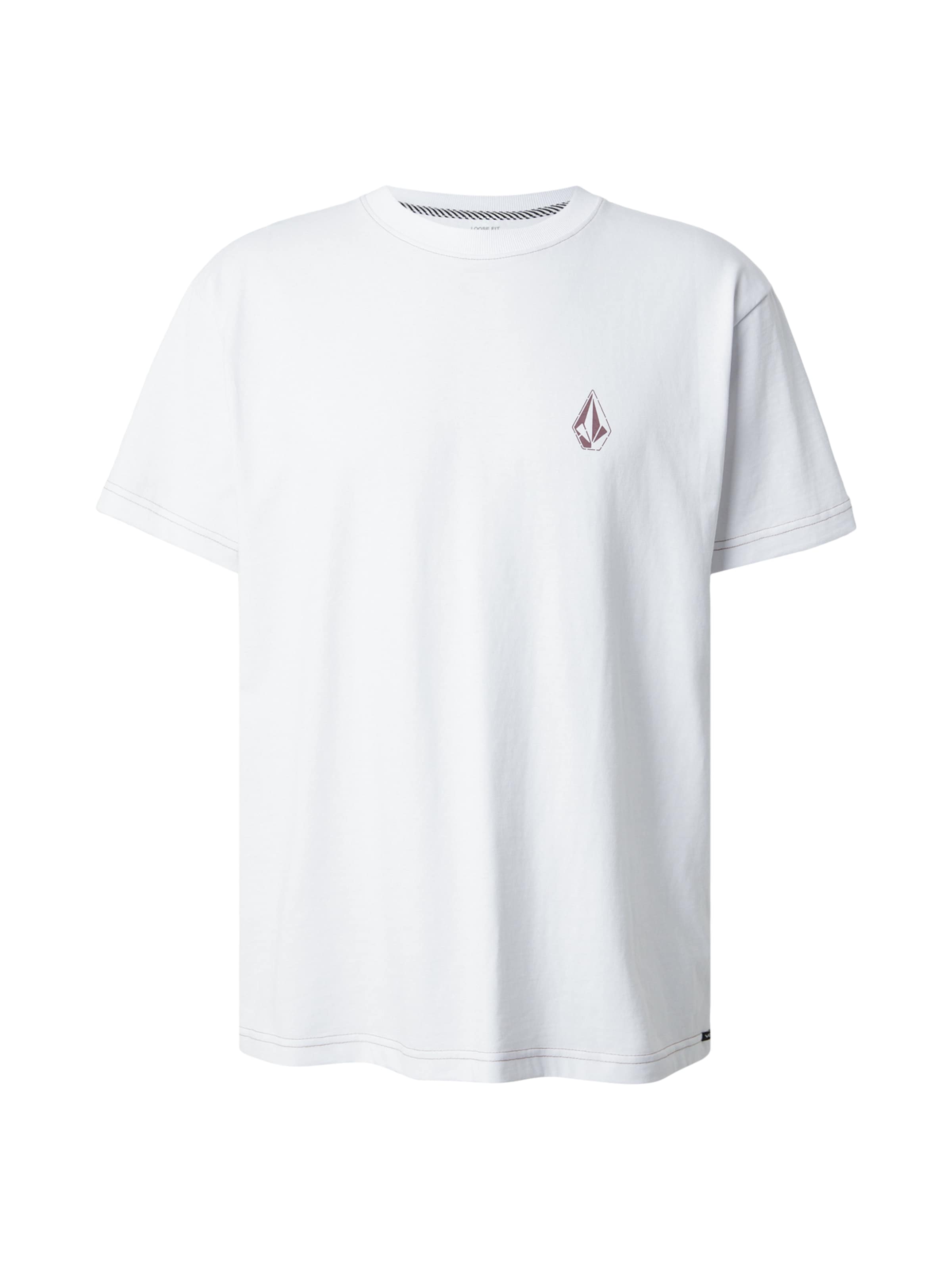 Volcom Μπλουζάκι 'SKIDDER' σε λευκό: μπροστά