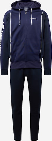 Champion Authentic Athletic Apparel Tracksuit in Blue: front