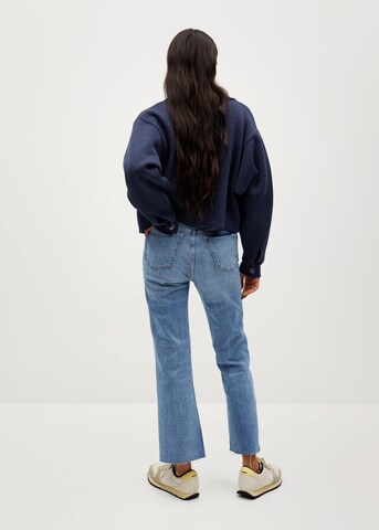 MANGO Bootcut Jeans 'Sienna' i blå