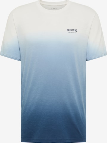 MUSTANG T-Shirt 'Austin' in Blau: Vorderseite