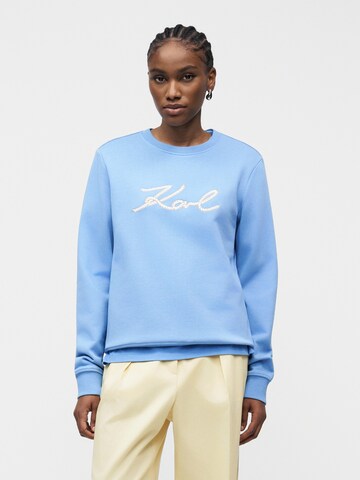 Karl Lagerfeld Sweatshirt in Blau: Vorderseite