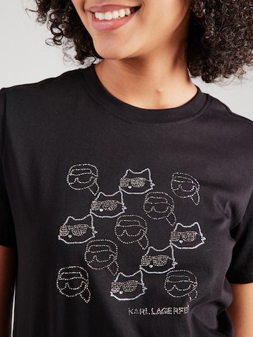 T-shirt 'IKON' Karl Lagerfeld en noir