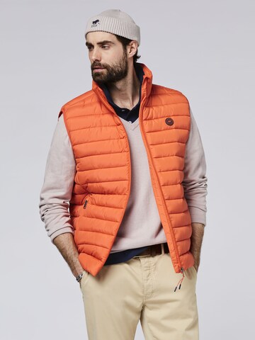 Polo Sylt Vest in Orange: front