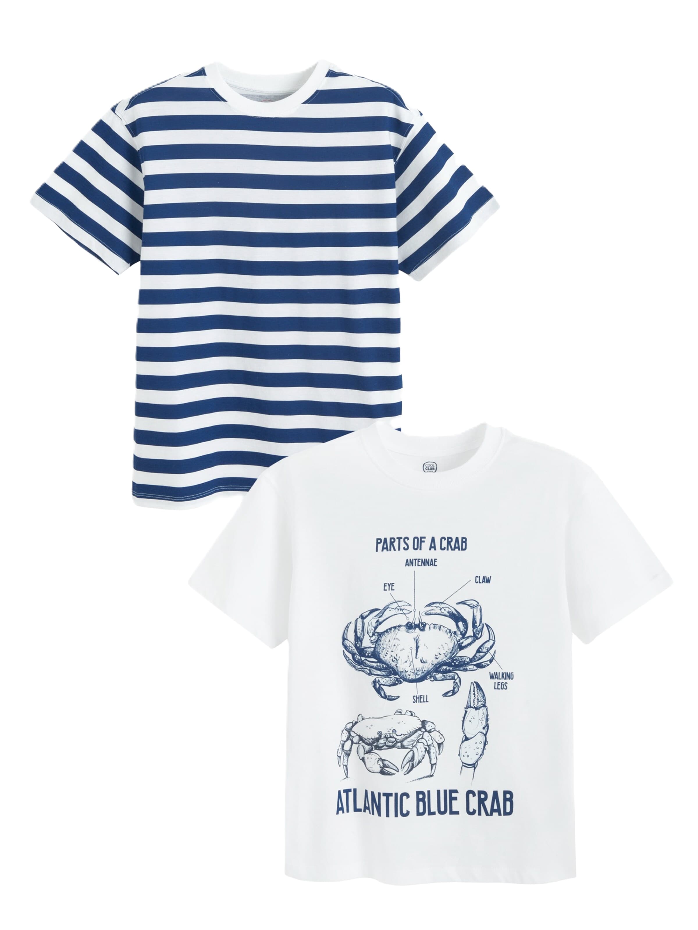 Cool Club - Camisola em branco: frente