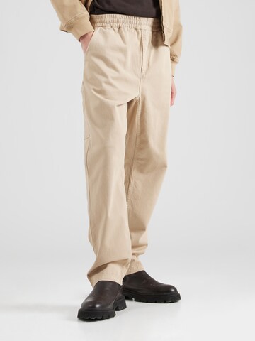 regular Pantaloni 'Flint' di Carhartt WIP in beige: frontale
