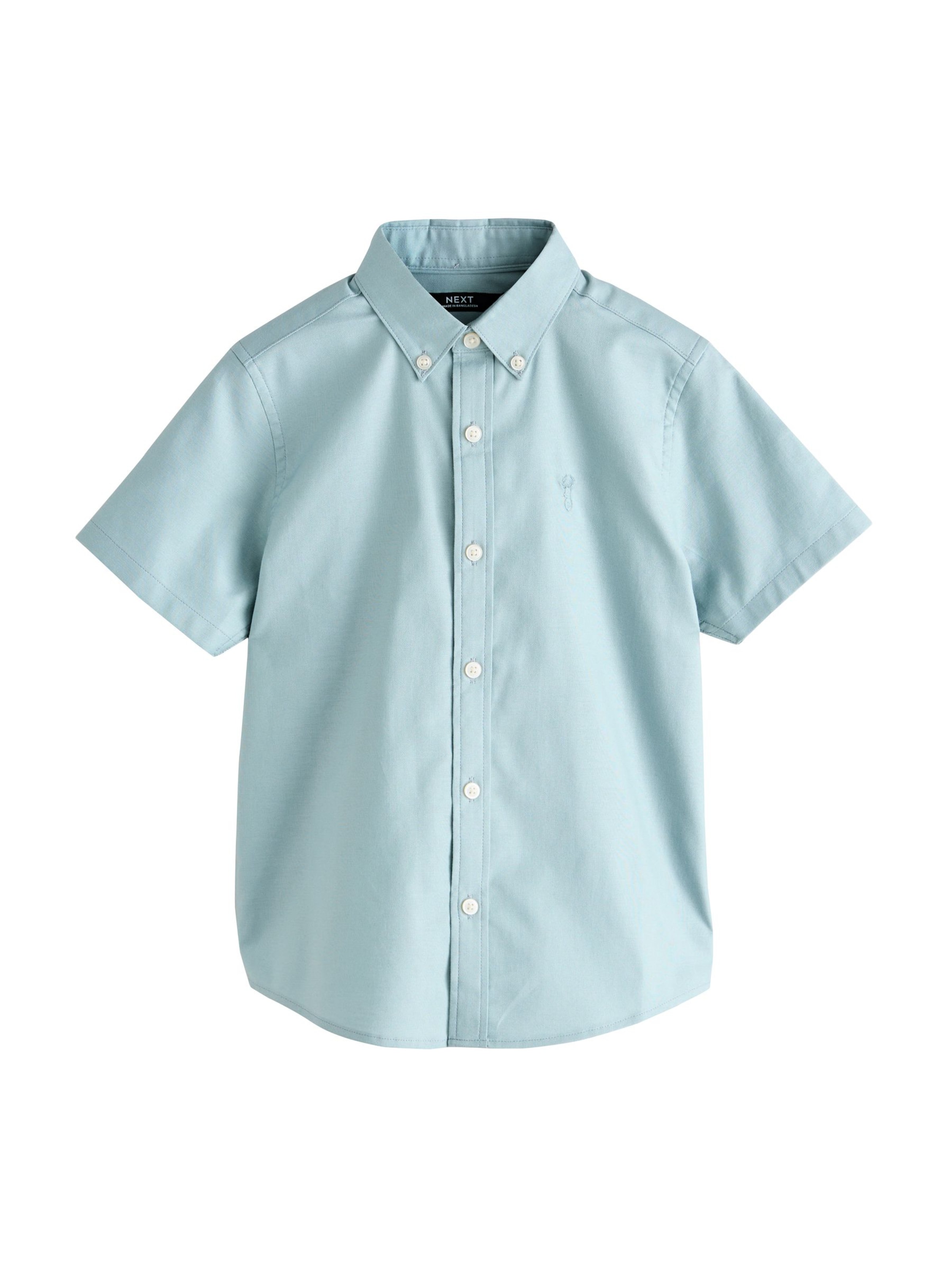 Next Regular fit Button up shirt in Green: front