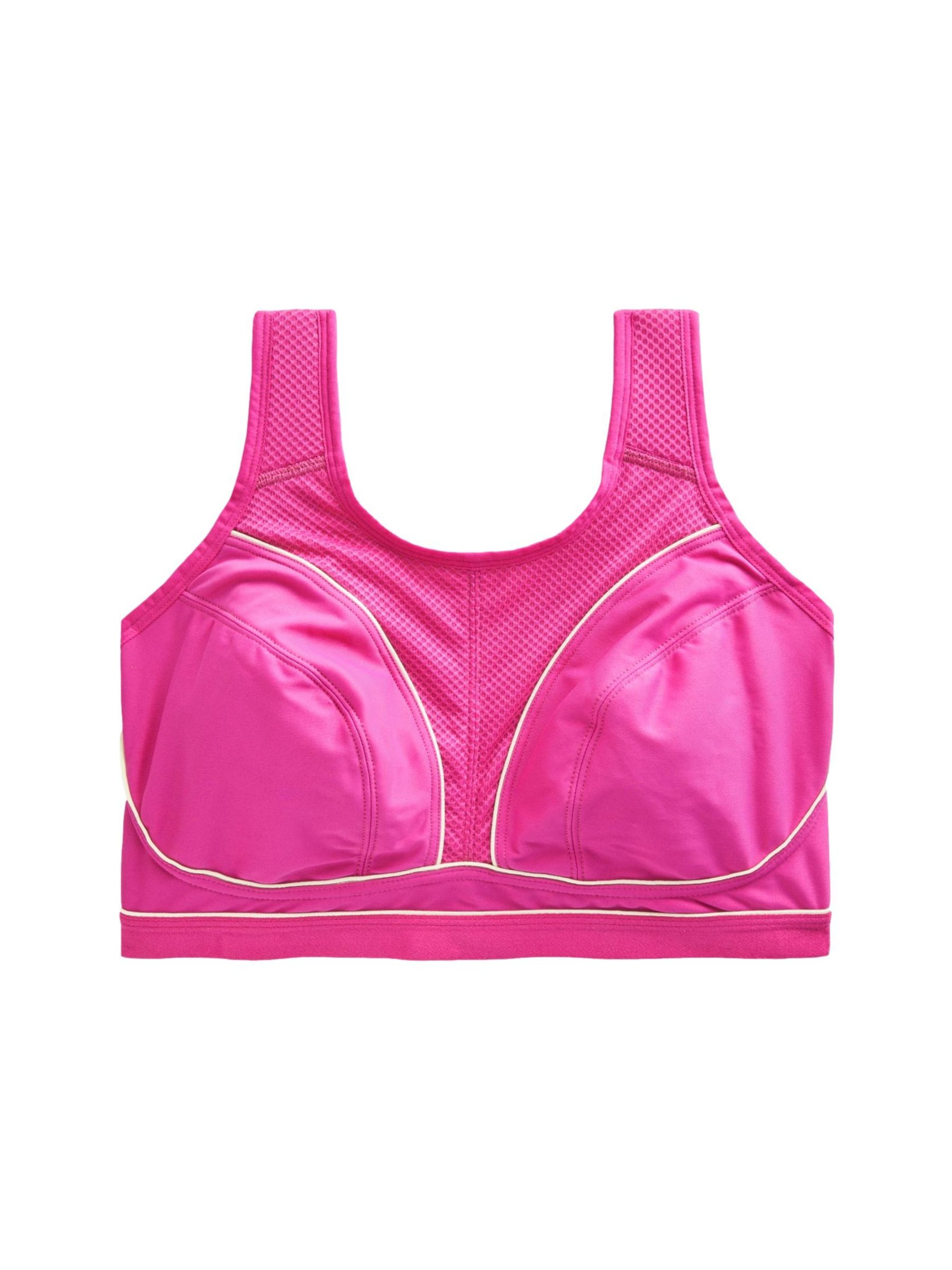 Next Bustier Biustonosz sportowy w kolorze różowy: przód