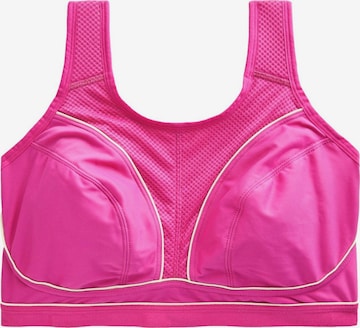 NextBustier Sportski grudnjak - roza boja: prednji dio